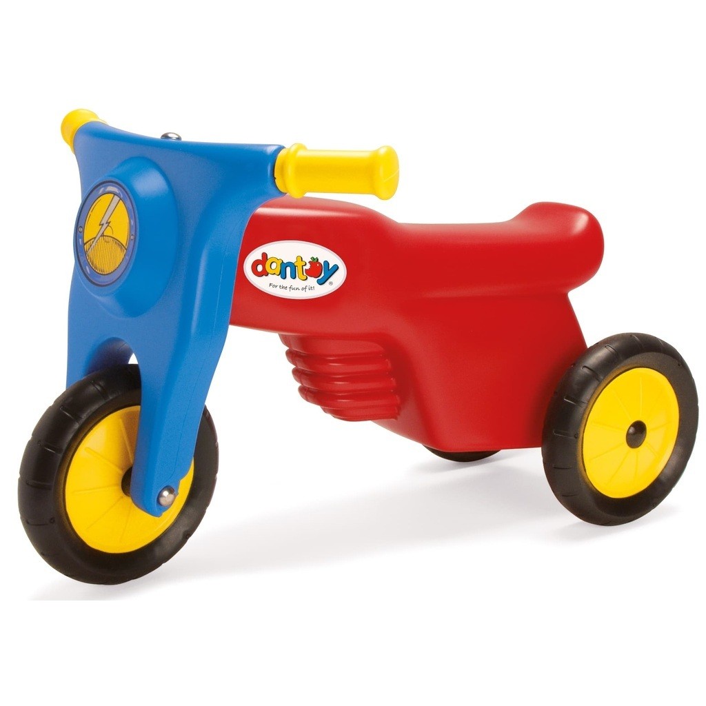 Dantoy motorcykel med gummihjul