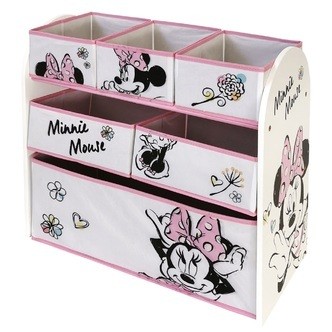 Minnie Mouse Træ Reol m/6 kurve