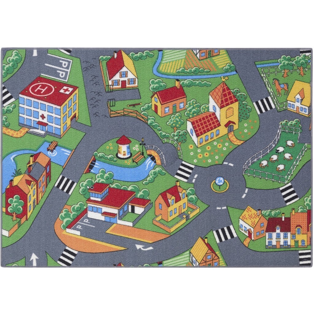 Bil Legetæppe Landsbylivet  95x133 cm