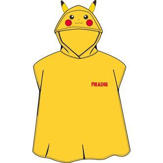 Pokemon Pikachu Poncho badehåndklæde med hætte - 100 procent bomuld