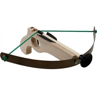 Armbrøst lille, stærkt stål m/3 pile.