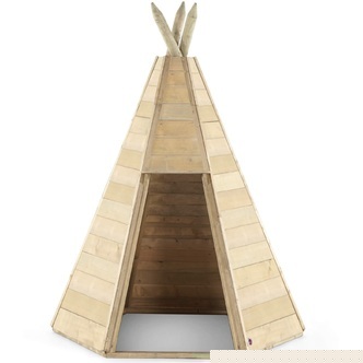 Plum Tipi  Træ Legehus til børn 142 x 142 x 194 cm