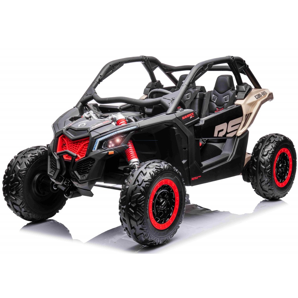 Can-Am Maverick UTV til 2 Børn m/Lithium + 4x24V Motorer + Gummihjul