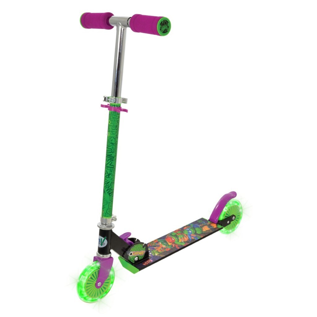 Ninja Turtles Foldbart Løbehjul med Lysende Hjul