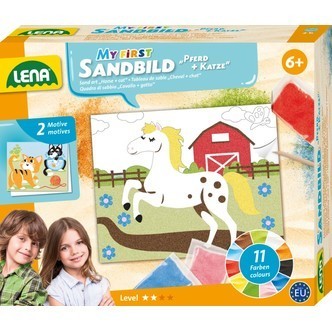 LENA Sand Kunst sæt til børn - Dyr