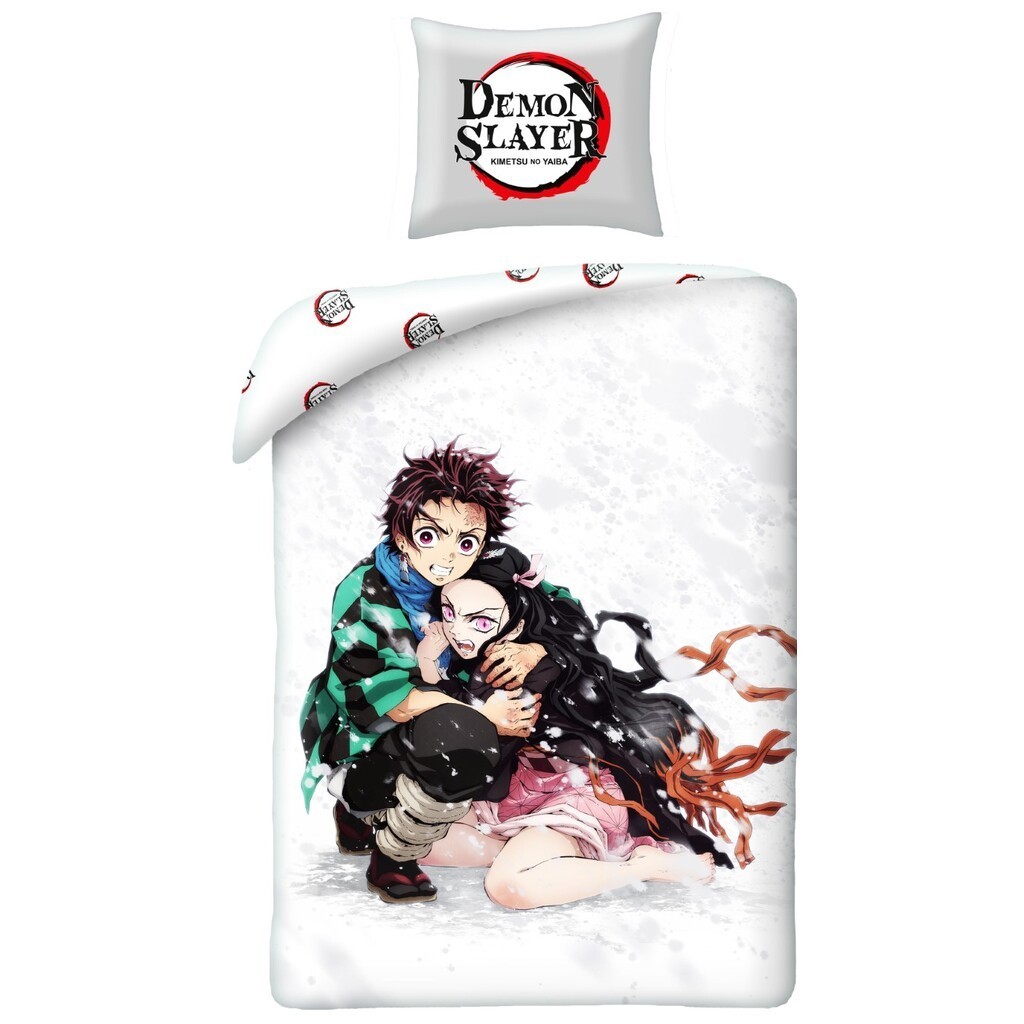Demon Slayer Sengetøj (model 2) - 100 procent bomuld