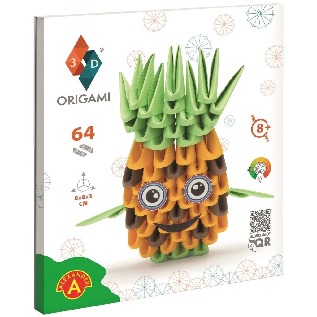 Origami 3D -  Ananas