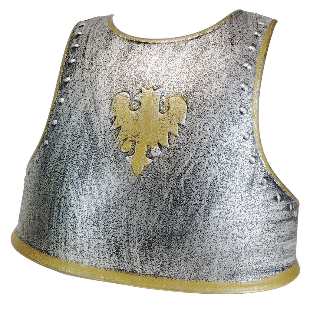 Ridder Børnebrynjen med ørn og stropper, 32 x 31 cm