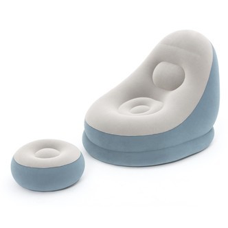 Bestway  Comfort Cruiser Gråblå Liggestol 121 x 100 x 86cm