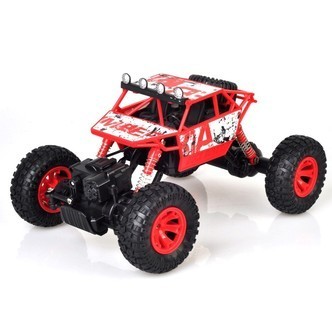 Rock Rover Fjernstyret 4WD Crawler 1:18 2.4G, Rød
