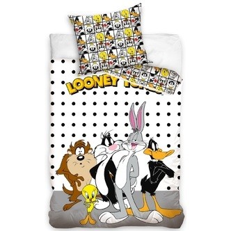 Looney Tunes Sengetøj 150 x 210 cm - 100 procent bomuld