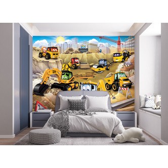 Min første JCB tapet 243 x 305 cm