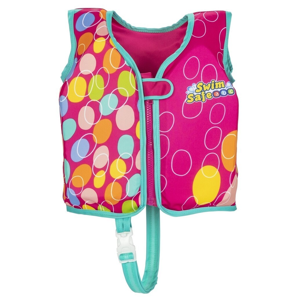 Swim Safe Svømme Træningsvest UPF 50+, Skum 1930 kg,  Pink