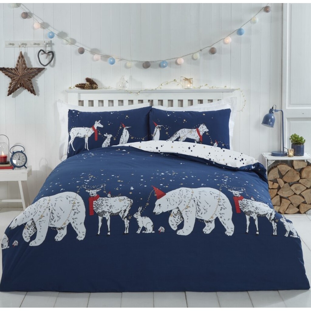 Isbjørn Jule Sengetøj 135x200cm
