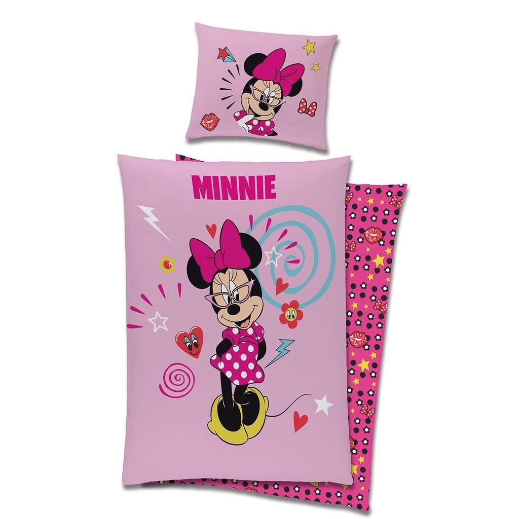Disney Minnie Mouse Sengetøj - 100 procent bomuld
