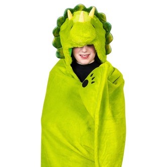 Noxxiez dyre tæppe med hætte - Dino