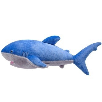 Blåhaj Plysbamse 40x14 cm - All About Nature