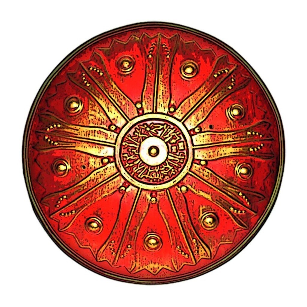 Træskjold til børn ''Romere'' 40 cm