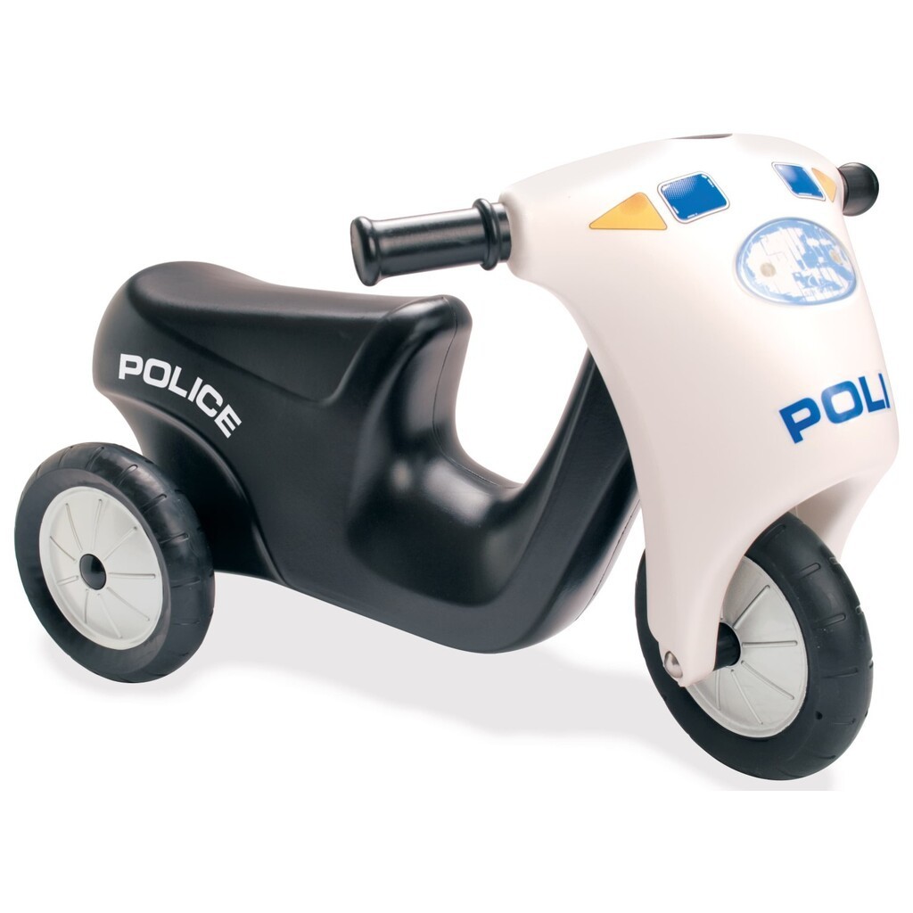 Dantoy Politi Motorcykel med gummihjul
