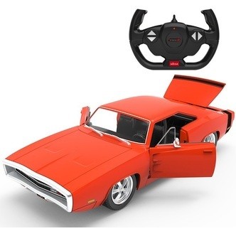 Dodge Charger R/T Fjernstyret Bil 1:16, 2.4G Rød