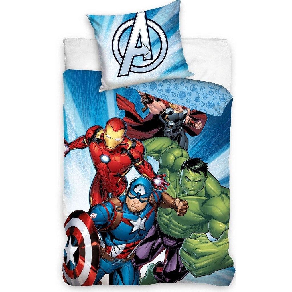 Marvel Avengers Sengetøj 150 x 210 cm - 100 procent bomuld