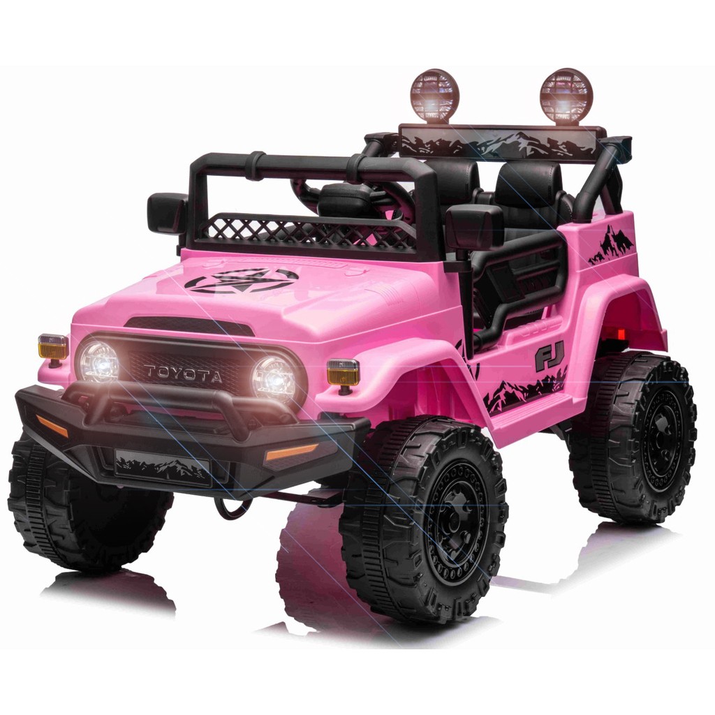 Toyota FJ Cruiser m/Lithium + Gummihjul + Lædersæde, Pink