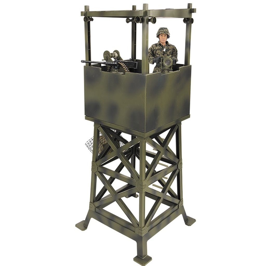 Militær Udkigstårn 1:6 med Action Figur 30,5cm 1:6