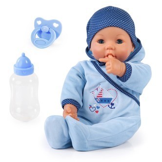 Bayer Design Hello baby drengedukke 42 cm