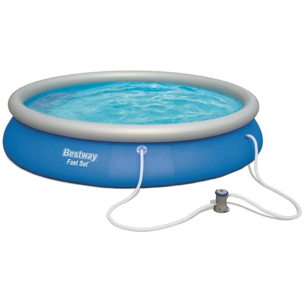 Bestway Fast Set Pool Sæt 457 x  84cm m/filter Pumpe