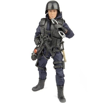 S.W.A.T. Pick-up Man Politi Action Figur 30,5cm