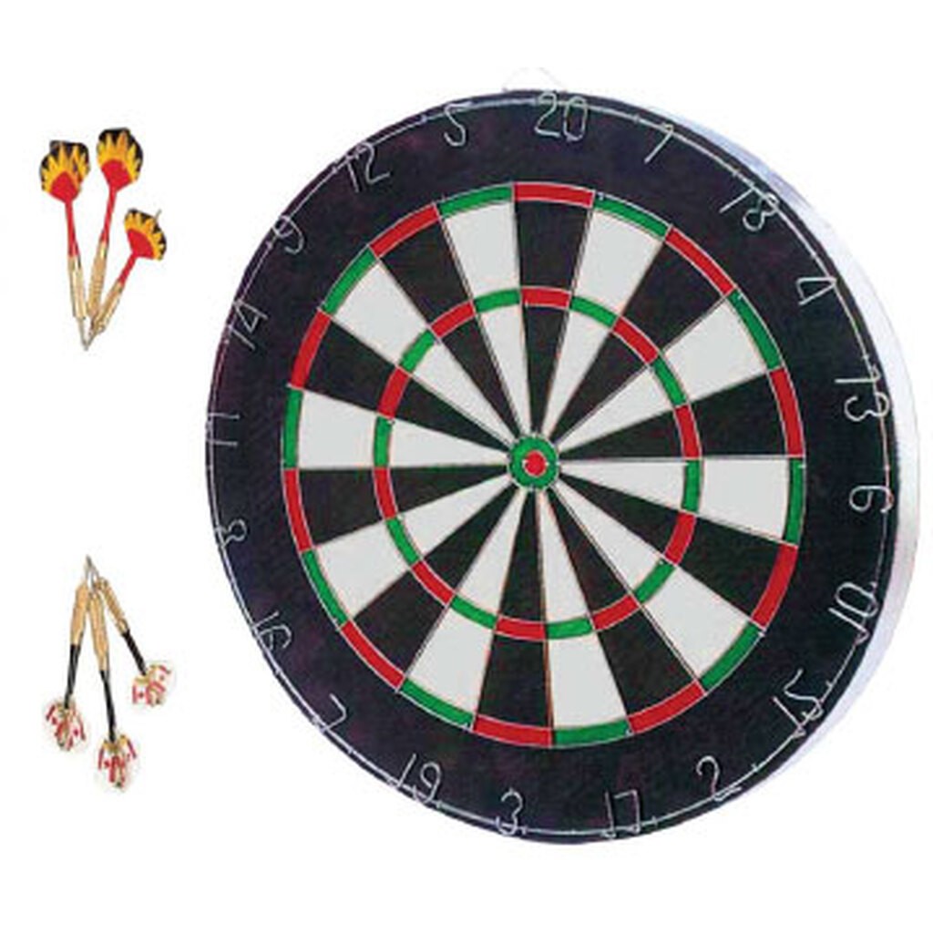 Dartspil ''PUB'' 46cm m/6 pile
