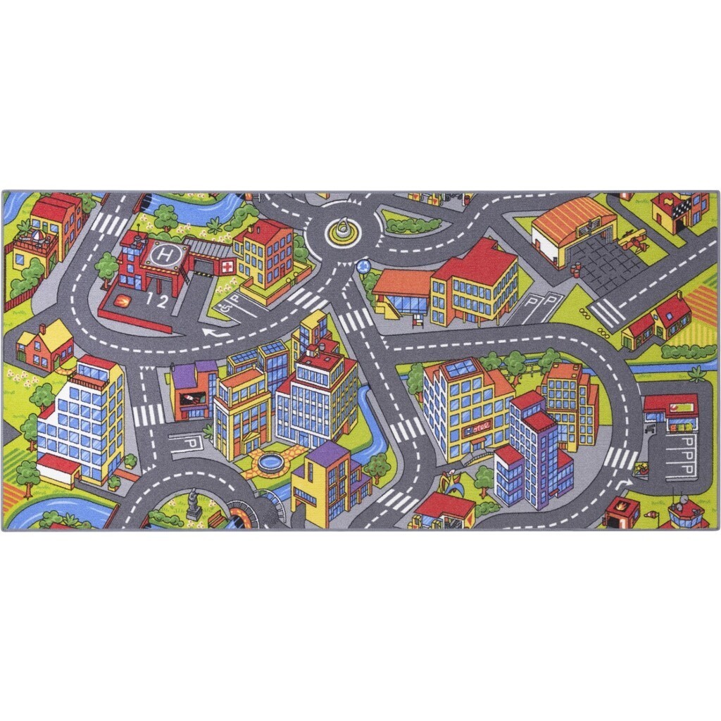 Bil Legetæppe SMART CITY  95 x 200 cm