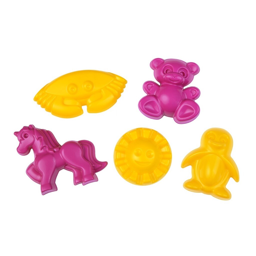 Happy Sand - Sandsæt med enhjørning, 5 dele, net