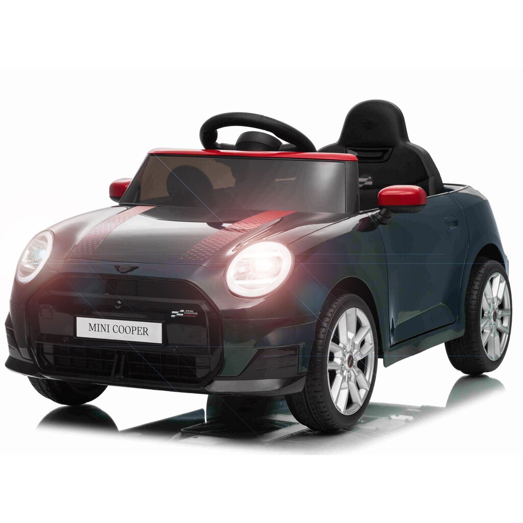 Mini Cooper Elbil til Børn 12V m/Lithium, 2.4G Remote, Gummihjul
