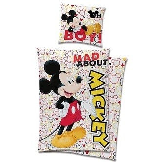 Mickey Mouse Sengetøj 140 x 200 cm - 100 procent bomuld