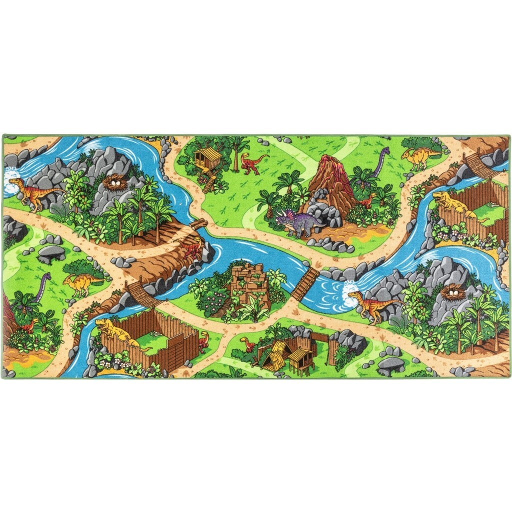 Bil Legetæppe ''Dino World''  95 x 200 cm