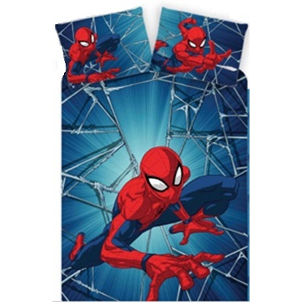 Spiderman sengesæt 140 x 200 cm - 100 procent bomuld