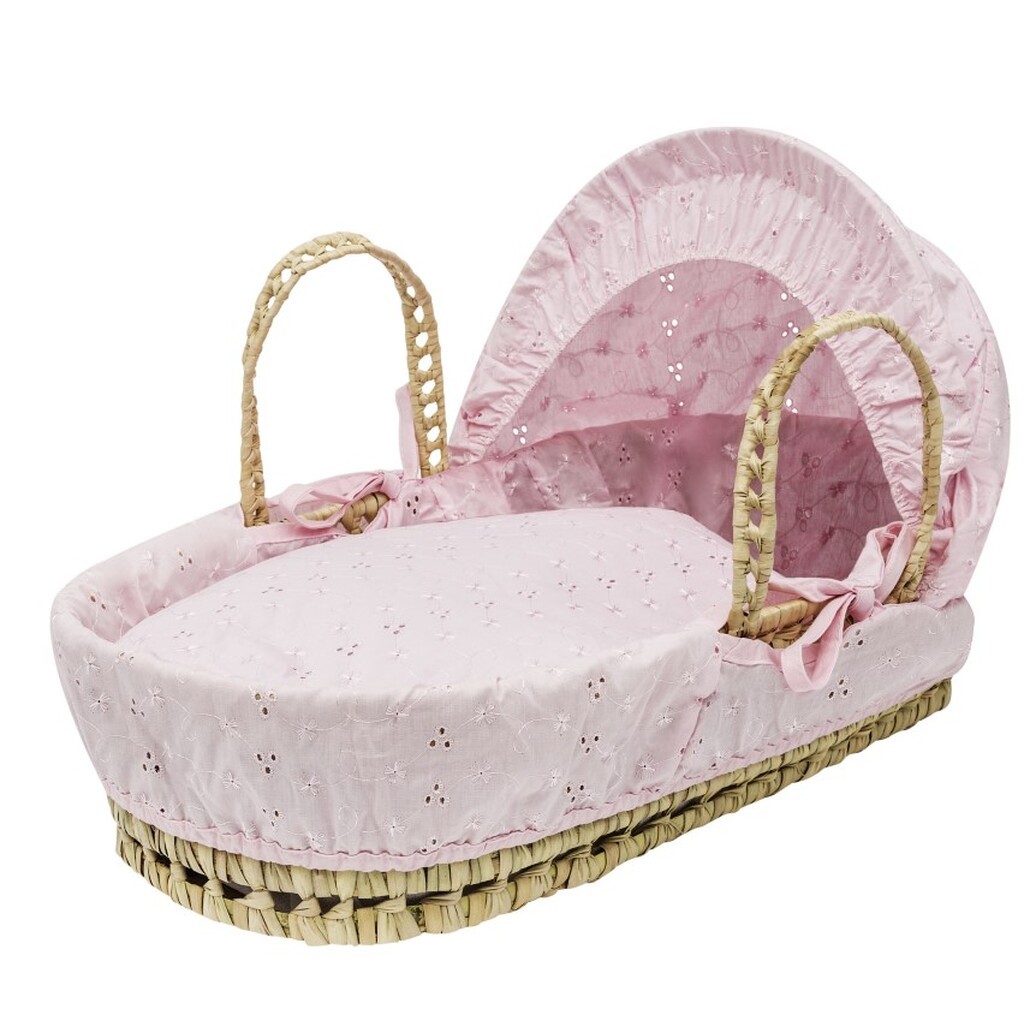 Kinder Valley  Moses kurv / Dukke Lift inkl. sengesæt, Pink