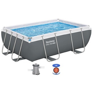 Bestway  Steel Pro MAX 282 x 196 x 84 cm Rektangulær Pool