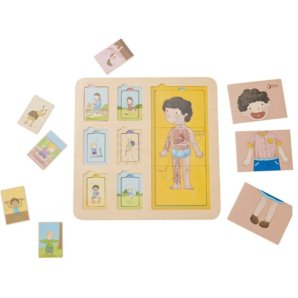 Classic World Kropspuslespil Træ (12+ mdr)