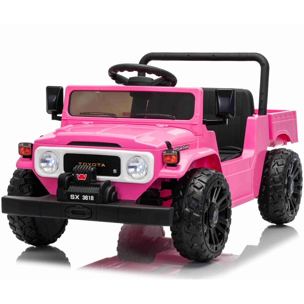 TOYOTA Land Cruiser FJ45 EL Pick-up til børn med el tiplad til Børn Pink