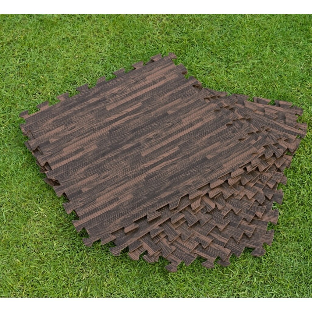 Bestway Pool underlag / bundbeskytter Dekorativ 12 stk (50 x 50 cm)