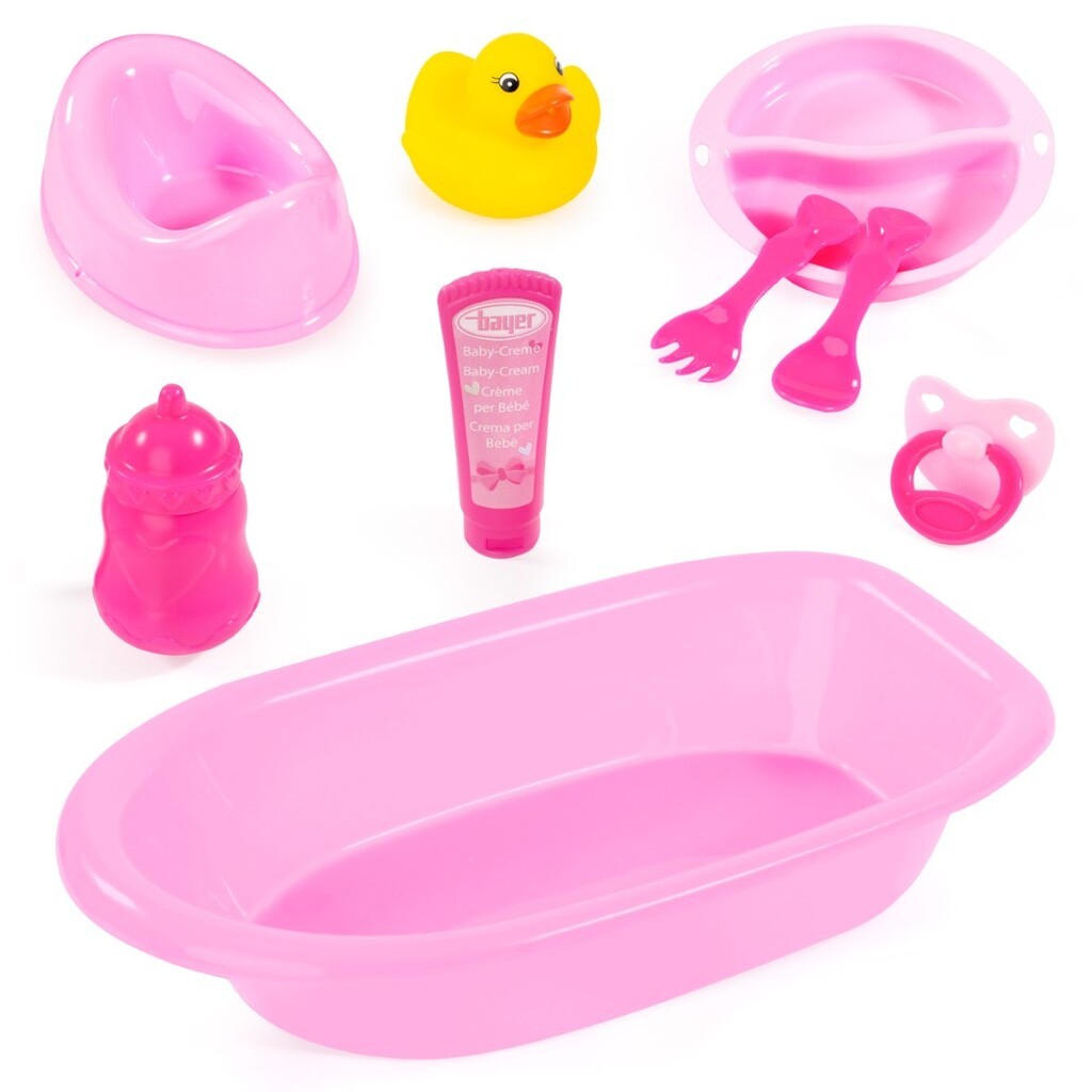 Bayer Design Dukke badekar sæt med tilbehør