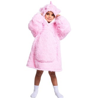 Noxxiez Cuddle Hoodiez - Unicorn,  Small (3-6 år)