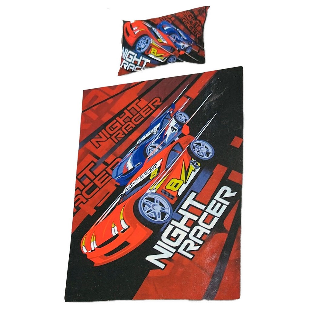 Night Racer Bil Sengetøj (100 procent bomuld!)