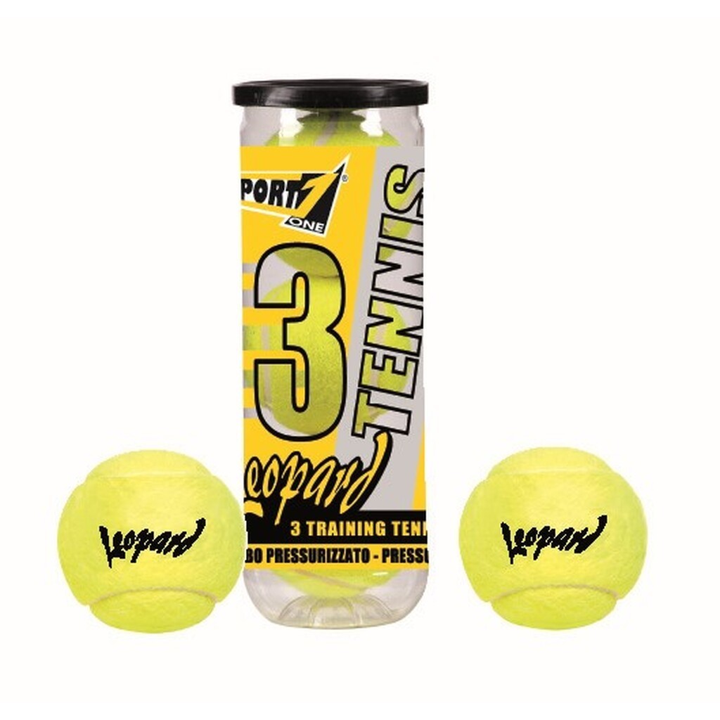 Tennis Bolde Leopard (3 stk.)