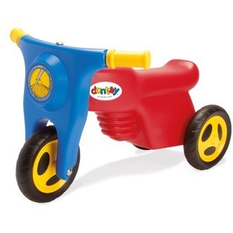 Dantoy motorcykel med plastikhjul.