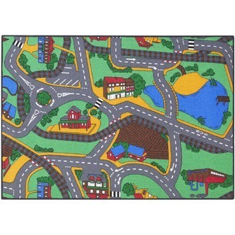 Bil Legetæppe Playtime  95 x 133 cm
