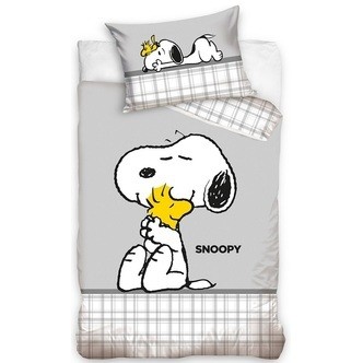 Nuser / Snoopy Junior Sengetøj 100x135 cm - 100 procent bomuld