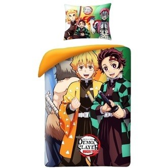 Demon Slayer Sengetøj (model 5) - 100 procent bomuld